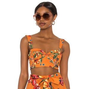 Agua Bendita x Revolve Passiflora Top NWOT